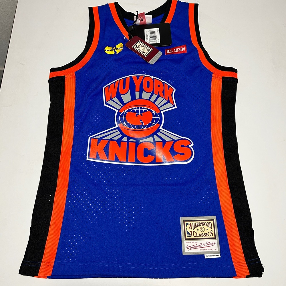 Mitchell & Ness Wu Tang Shaolin x BR NBA Remix Knicks Jersey Small SMJYRI22007